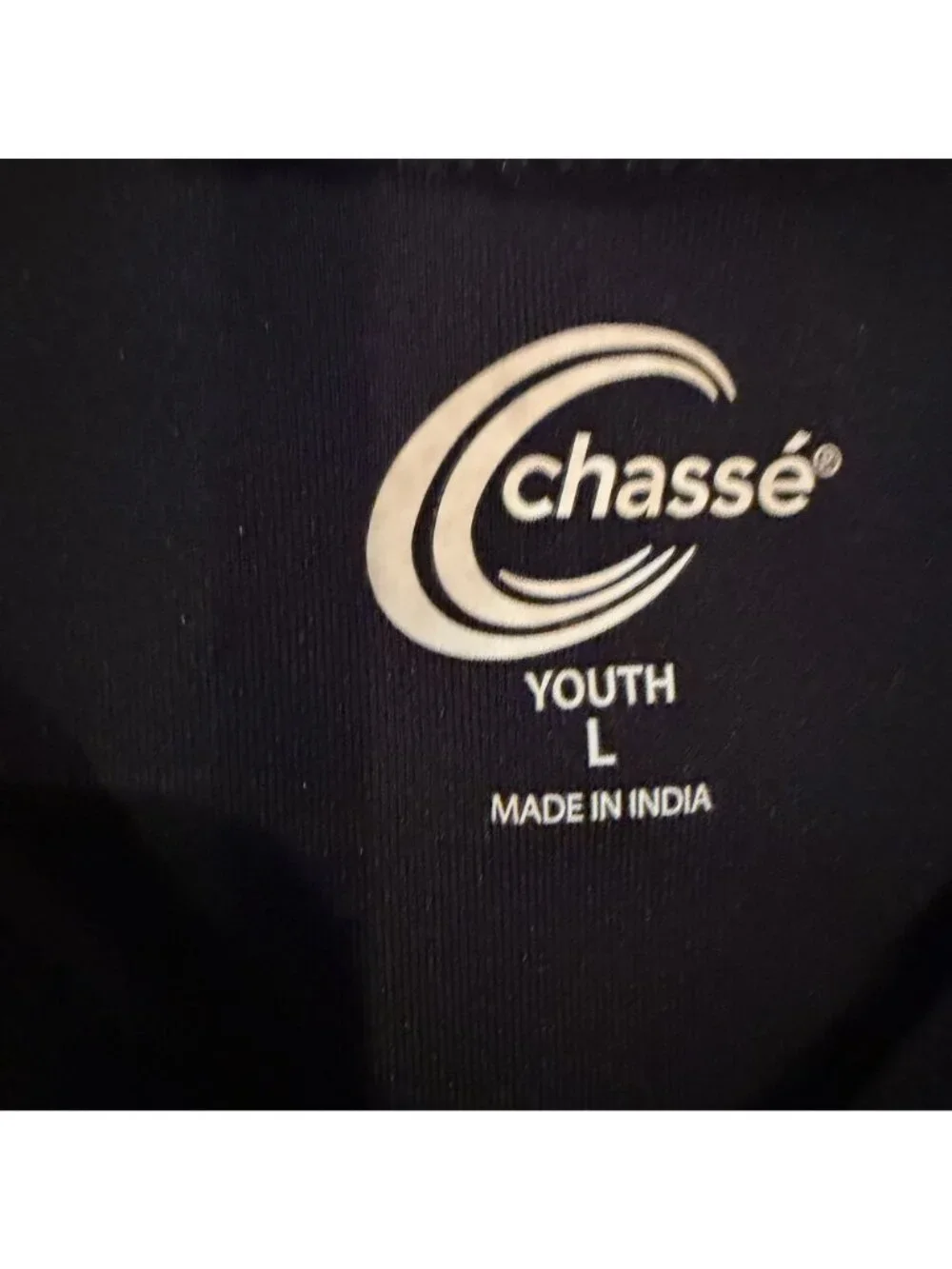 Chasse Youth Large Long Sleeve Cropped Dance Shirt Competition Dance Base